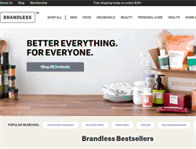 Tablet Screenshot of brandless.com